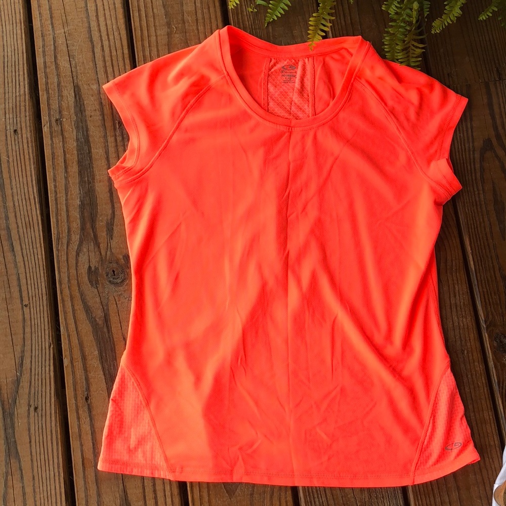 Neon Tangerine Athletic Top-L